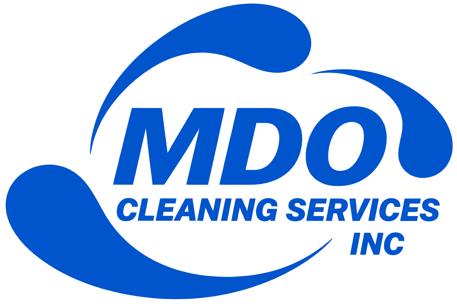 A logo for mdo cleaning service, inc.